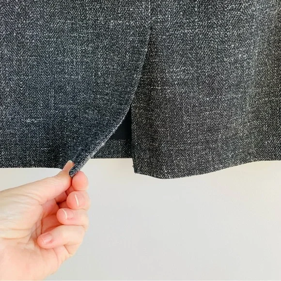 The Limited Pencil Skirt Dark Grey Office Work Professional EUC Small - Picture 3 of 6